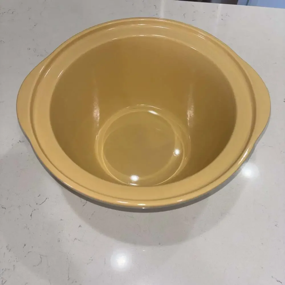 Hamilton Beach Yellow 3 In 1 Slow Cooker Crock Pot 33133 Replacement Insert 4 QT
